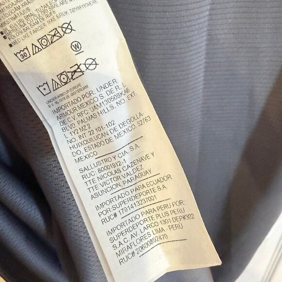 Under Armour Men’s Tech Polo Shirt Gray Sz Small Loose Fit Performance Golf - Picture 7 of 9